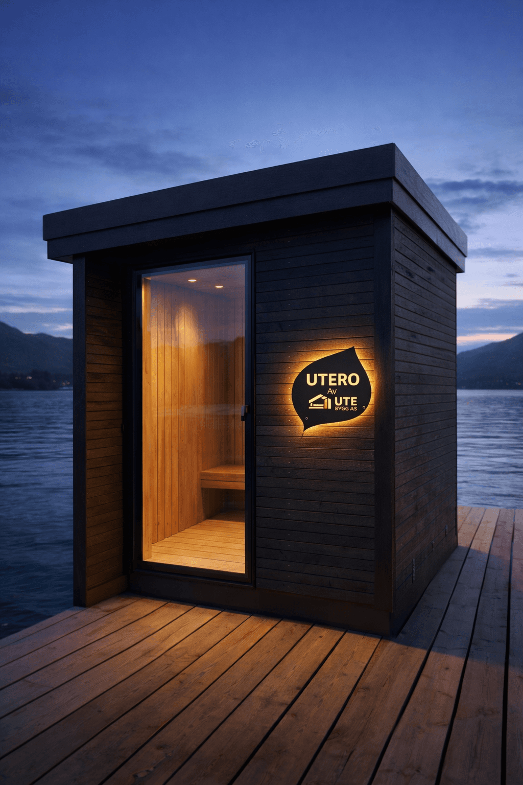 Sauna i norsk natur